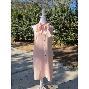 Lafayette New York 148 Dress Size XS Sleeveless Bow Neckline